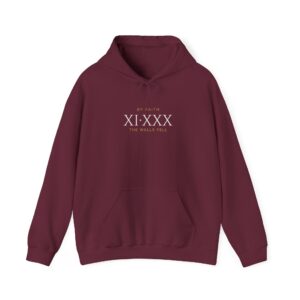 By Faith The Walls Fell Hoodie