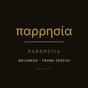 Parrhesia (Greek) Dad Hat